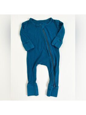 🇨🇦 Ry & Pen Bamboo Cozy Teal‎ Kids Romper